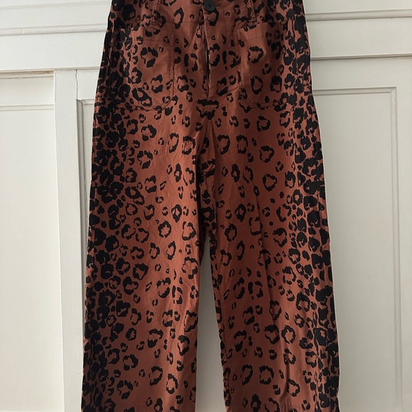 Maeve Collette Leopard Print Pants - Picture 3 of 6